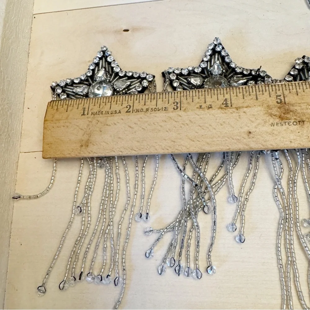 Fashion Embroidery Crown Wing Patch Pentagram Tassel Badge Decorative Patch